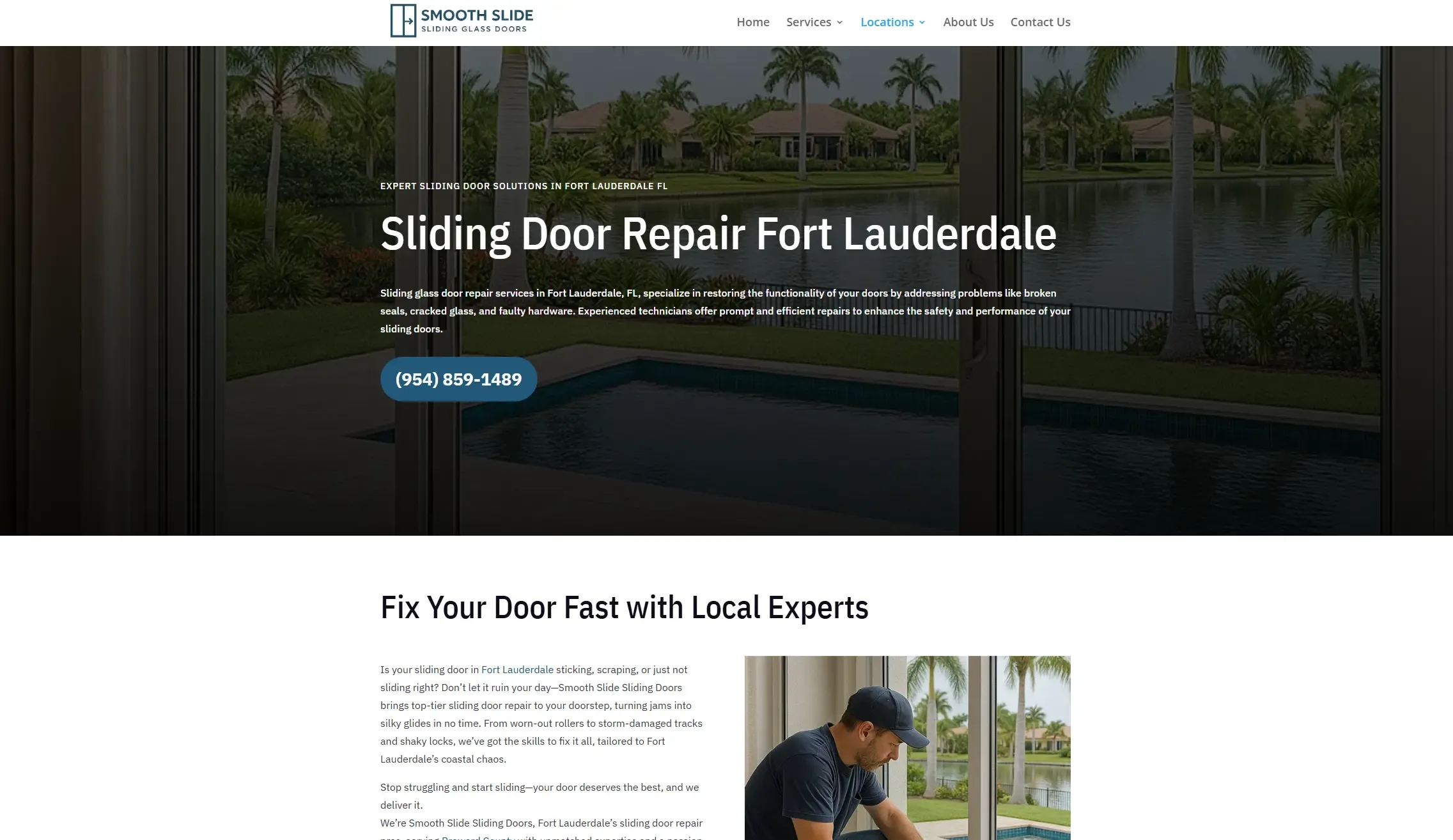 Smooth Slide website designed by Quirk SEO